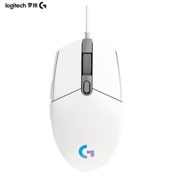 罗技/Logitech 游戏鼠标 RGB鼠标 G102 吃鸡鼠标 绝地求生 轻量设计小手男女生