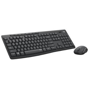 罗技/Logitech 无线轻音键鼠套装 MK295 商务办公键鼠套装
