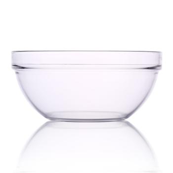 乐美雅可叠系列玻璃沙拉碗23cm-C1217