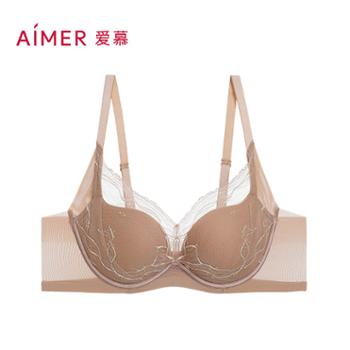 爱慕 爱慕24AW简韵内衣女/悬浮杯大胸显小文胸AM11A031 软钢圈中厚模杯小胸聚拢