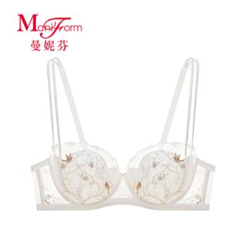 曼妮芬 曼妮芬20840644女士舒适软钢圈内衣轻薄大胸显小文胸胸罩 春夏新品