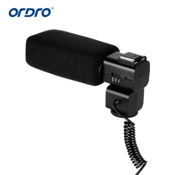 欧达/Ordro 可充电热靴摄像机立体声麦克风CM530 欧达AZ50