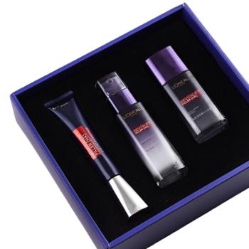 欧莱雅/L’OREAL 紫熨斗二代全脸淡纹眼霜三件套装礼盒装
