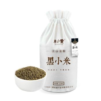 利黄 山西特色黑小米布袋装 2.5kg