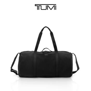 TUMI/途明 Voyageur女士手提包 可折叠旅行包健身包 黑色拼灰色0196625DGM