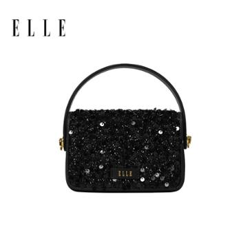 ELLE 欧若风凯蒂猫名媛潮流 闪闪小香风肩包斜挎包50554