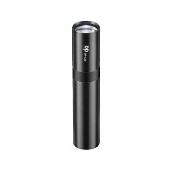 久量 LED电池式铝合金手电筒 3W 黑色 DP-520