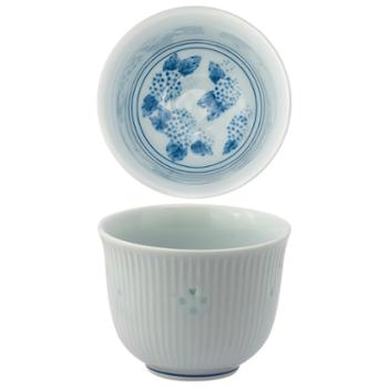 美浓烧日本有田烧透明白瓷茶杯喝茶专用家用新款进口日式清雅个人专用单杯