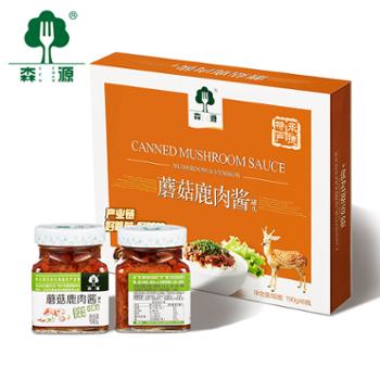 森源 蘑菇鹿肉酱礼盒 承德特产 190g*6瓶