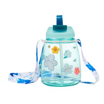 共禾京品双饮口墩墩杯1200ml*1（湖蓝色）