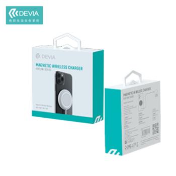 迪沃DEVIA 星动系列磁吸无线充电器 磁吸自动对准适配苹果12系列