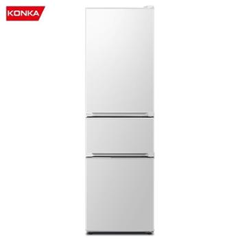康佳/Konka 家用租房小型三门电冰箱节能保鲜低音 BCD-210GB3S