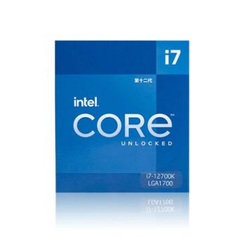 英特尔/Intel 12代 酷睿 处理器 台式机CPU i7-12700K