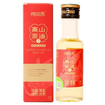 得尔乐 有机低温冷榨高山红花茶油 100ml*1瓶