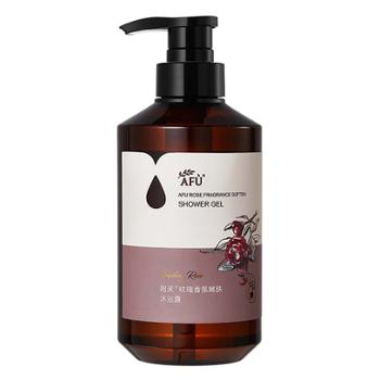 阿芙/AFU 玫瑰香氛嫩肤沐浴露500ml 丰富细腻的泡沫温和清洁