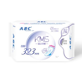 ABC夜用卫生巾323mm 3片*2包K34