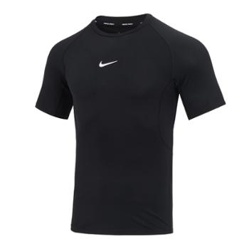 耐克 NIKE 男子 AS M NP DF TIGHT TOP SS 运动短袖T恤 FB7933-010