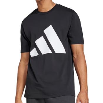 阿迪达斯 adidas 男子时尚大LOGO运动休闲短袖T恤 JE8945
