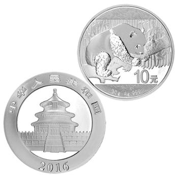 河南中钱 中国金币 2016年30克熊猫银币