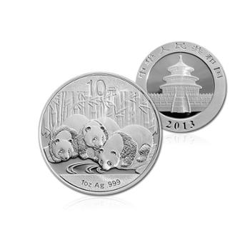 中国金币 2013年熊猫1盎司银币