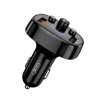 XO 智能蓝牙MP3+数显双USB车载充电器 一键接听免提通话