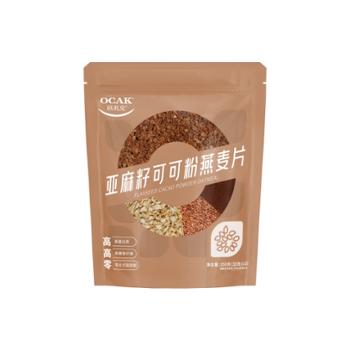 欧扎克 亚麻籽可可粉燕麦片 350g（35g/袋*10袋/包）*2袋