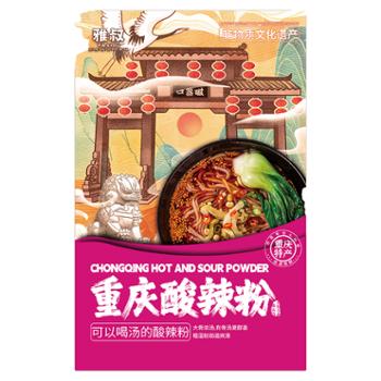 雅叔 重庆特产重庆酸辣粉 291g/袋*3袋