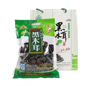 新利丰 丰硒 陕西特产黑木耳盒装 200g