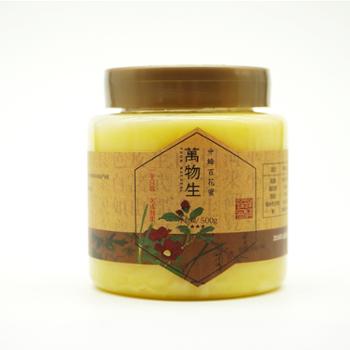 万物生 中蜂百花蜜 三星 500g/瓶