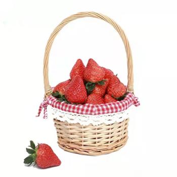 白荡里 新鲜草莓红颜奶油大草莓 3斤装