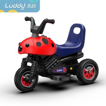 乐的 小黄鸭儿童电动摩托车2-6岁三轮电瓶车玩具车 8020/8020S