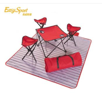 易威斯堡（EasySport）欢天席地6件套 折叠椅+折叠桌+贵族野餐垫+收纳包 ES-OD601