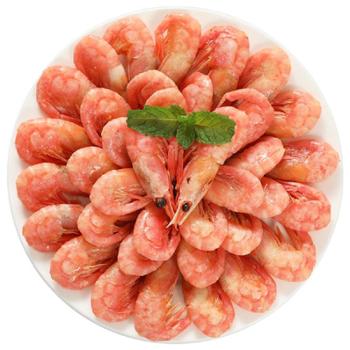 美加佳 熟冻北极甜虾 1.5kg(90-120只/盒)