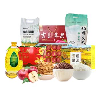 雁门清高 米面粮油干货6种产品 组合套餐 约27.4kg