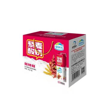 青藏牧场 青稞藜麦酸奶 200克x10盒