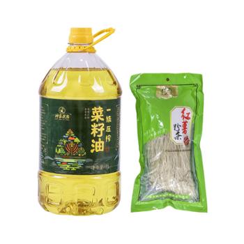 神农武当 100元食用油干货套餐B 菜籽油5L/桶+红薯粉条350g/袋