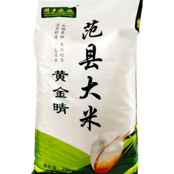 金荷智美 河南范县荷乡农业黄金晴大米 25kg