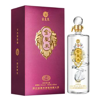 金复来 大成龙酒浓香型白酒礼盒装单瓶 52度680ml