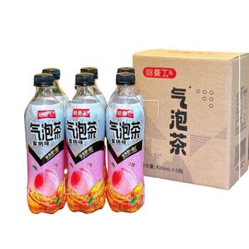 哈曼丁 蜜桃气泡茶风味饮料 430ml*6/箱