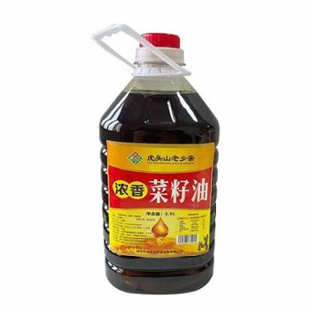 虎头山老乡亲 农家菜籽物理压榨小瓶食用油 2.5L 新油