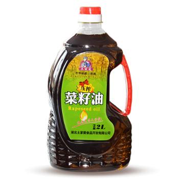 土家爱 生态压榨菜籽油 2L/瓶