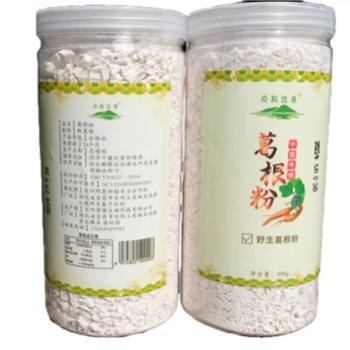 虎头山老乡亲 深山有机天然葛根粉 500g/罐 营养饱腹代餐健康速食首选