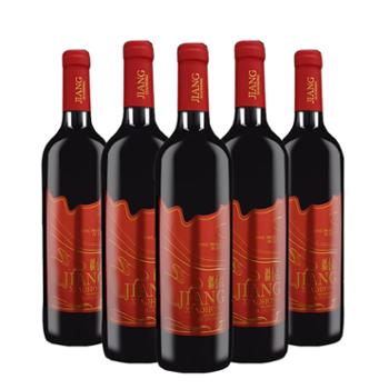 疆小红 红标赤霞珠干红葡萄酒 红酒 净含量750ml*6瓶