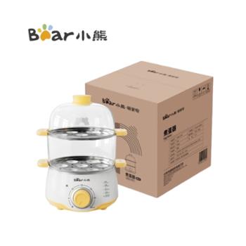 小熊（Bear） 煮蛋器 蒸蛋器 双层蒸锅 可蒸14个蛋 ZDQ-C14F3