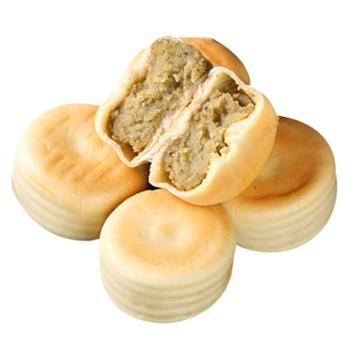 麦小白 传统老式糕点冰皮绿豆饼 330g/盒（10个装）