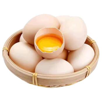 鲜果果 散养五谷鲜鸡蛋 10枚/箱 单枚45-50g