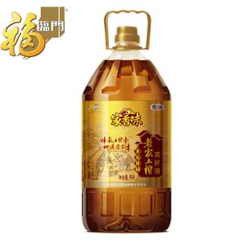 福临门 家香味老家土榨菜籽油 5L