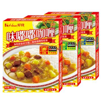 好侍 味嘟嘟咖喱牛肉酱 200g*3盒