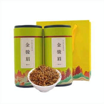 赛佳乡 金骏眉*芽中芽*红茶 春茶茶叶500g（250gx2罐）国风罐配手提袋