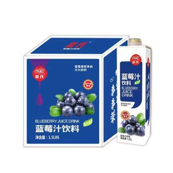 荣氏 蓝莓汁饮料 1.5L*6